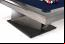Pictured in Glazed Smoke Finish with Navy Cloth