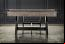 Antique Finish with Metal Leg