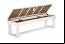Storage Bench in Pearl White