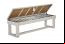 Storage Bench in Oyster Grey