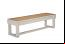Storage Bench in Oyster Grey