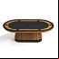 Matte Walnut Poker Table