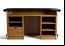 Matte Walnut / Black Cocktail Bar Back