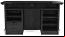 Matte Black / Brass Cocktail Bar Back