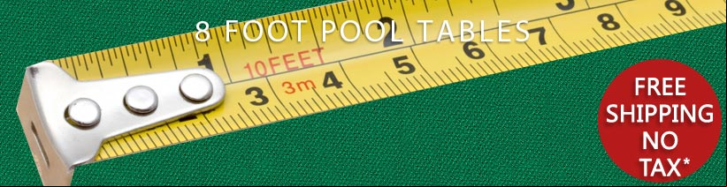 8 Foot Pool Tables